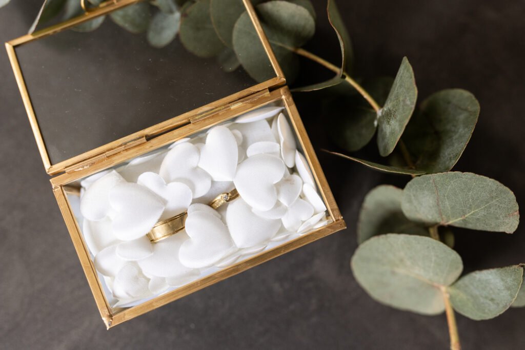Flatlay huwelijk