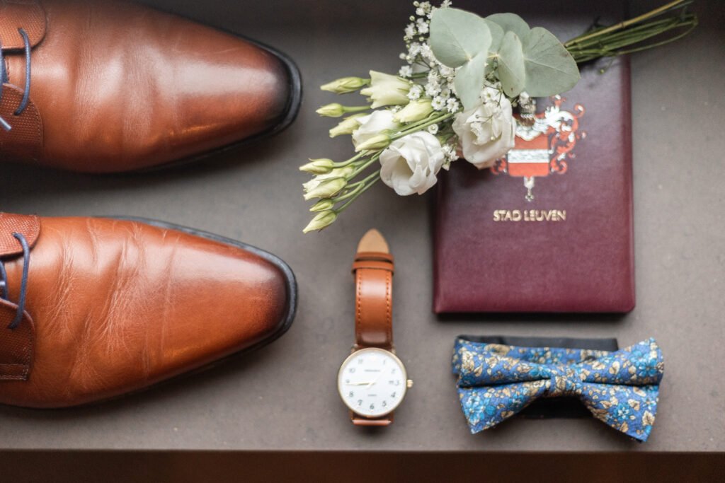 Flatlay huwelijk